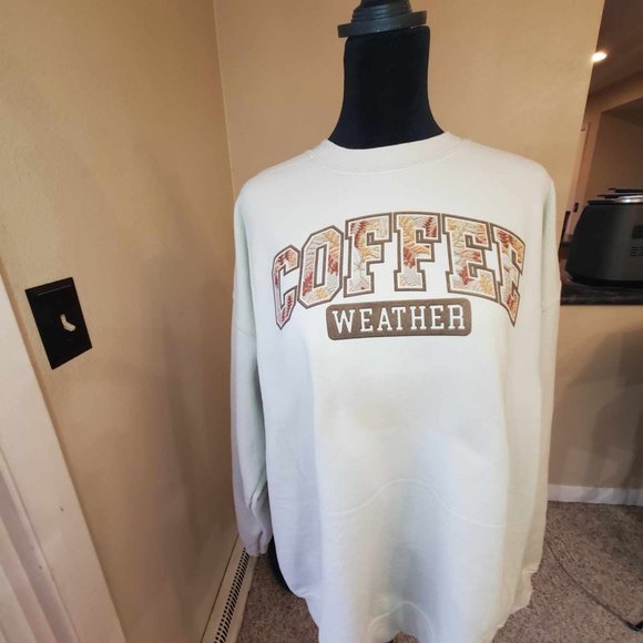 Coffee Weather Sweatshirt - Picture 1 of 8